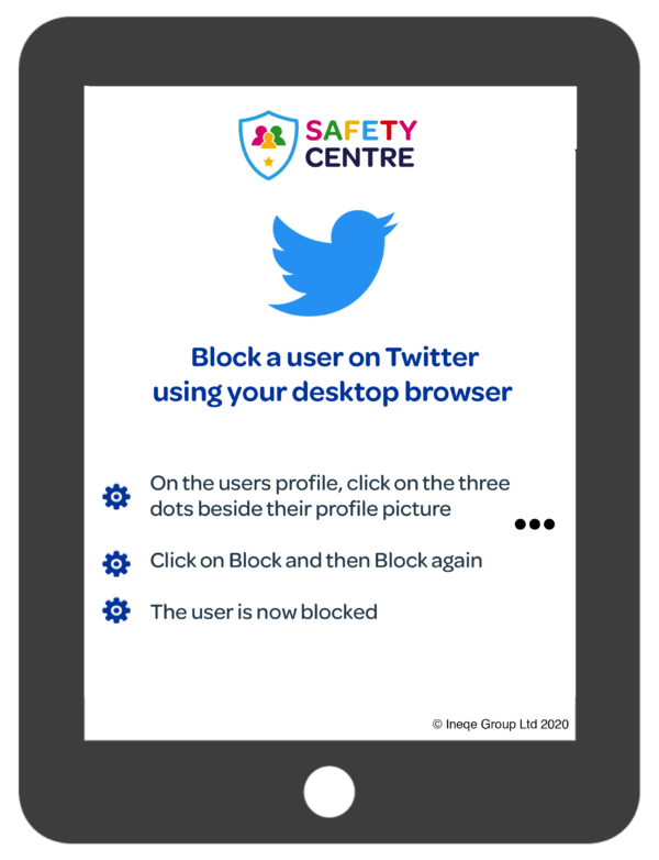 Desktop: Block Twitter – Our Safety Centre