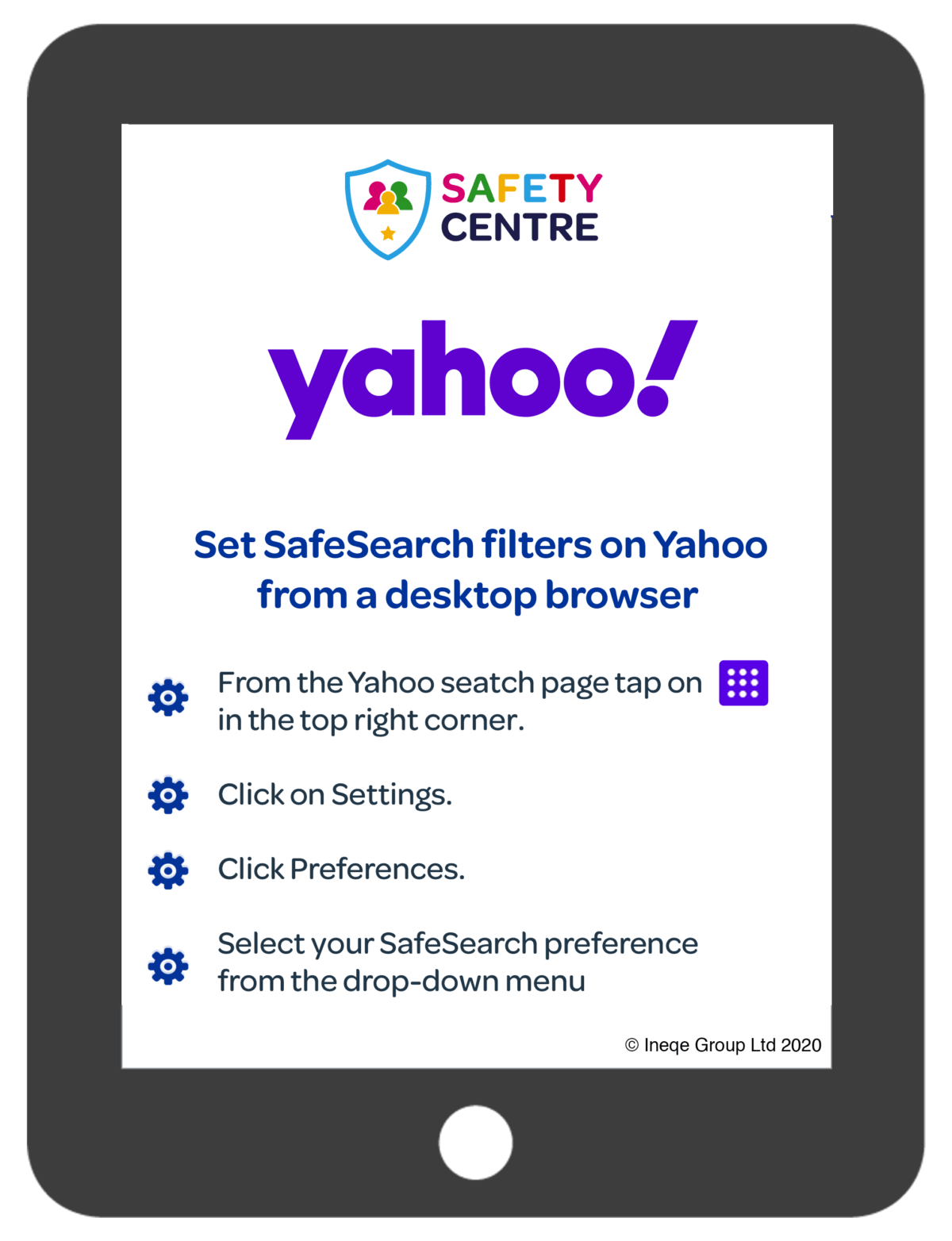 Desktop Safety Settings Yahoo The Online Safety Centre