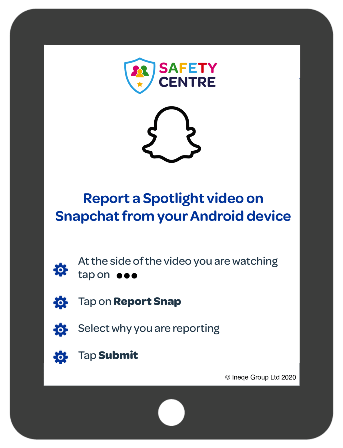 Android: Reporting Spotlight Snapchat – Our Safety Centre