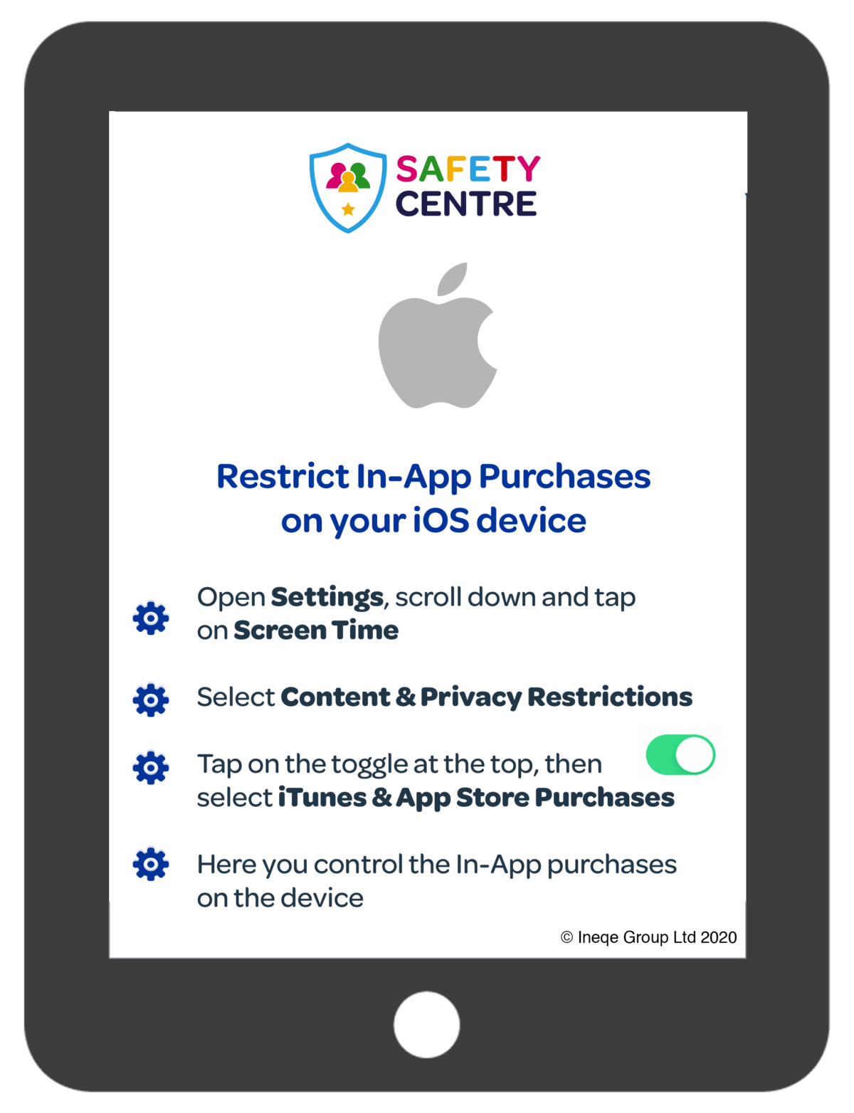iOS: Safety Settings In-App Purchases – Our Safety Centre