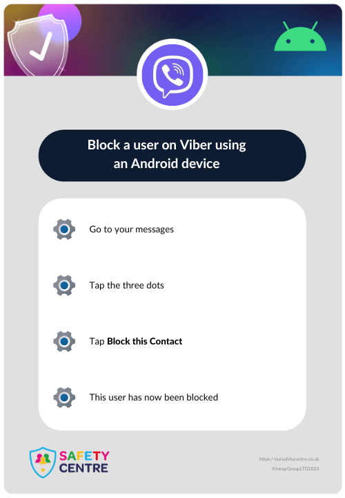 how to block number in viber